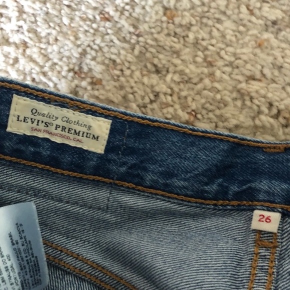 Levi's Blue Wide Leg Jeans - Picture 5 of 5